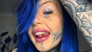NSW woman Amber Luke says eyeball tattoos worth the pain