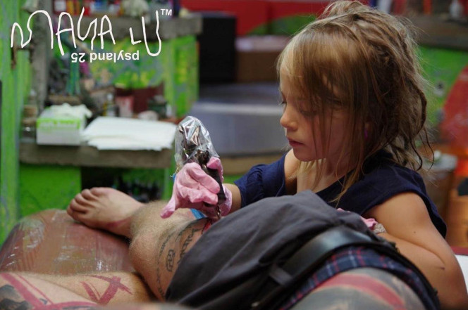 This 9-year-old girl may be world’s youngest tattoo artist