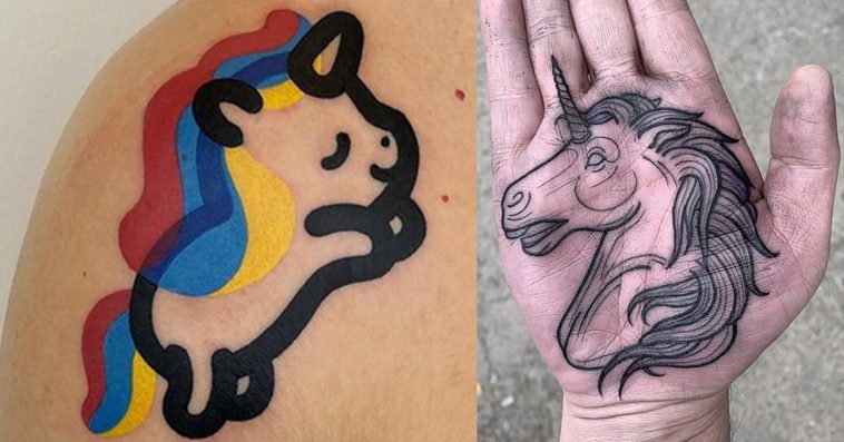 50 Unicorn Tattoos That Are Unbelievable - Lucky's Tattoo Supply