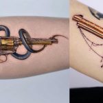 45 Badass Gun Tattoos